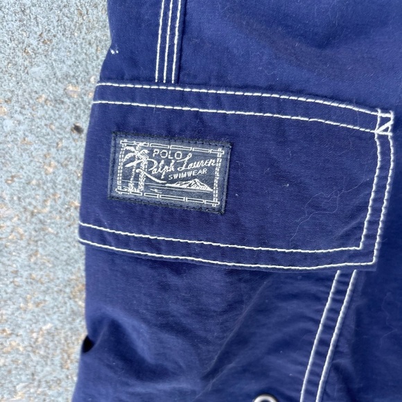 Polo Ralph Lauren Dark Blue Swim Board Shorts - Picture 3 of 5